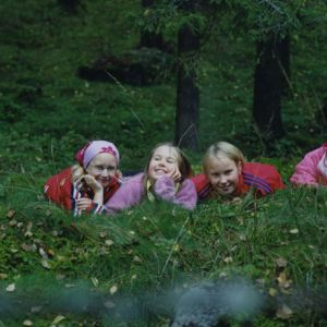 Rudolf Koivuina kuusikossa