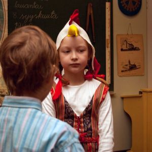 ... siis ensin oli kana